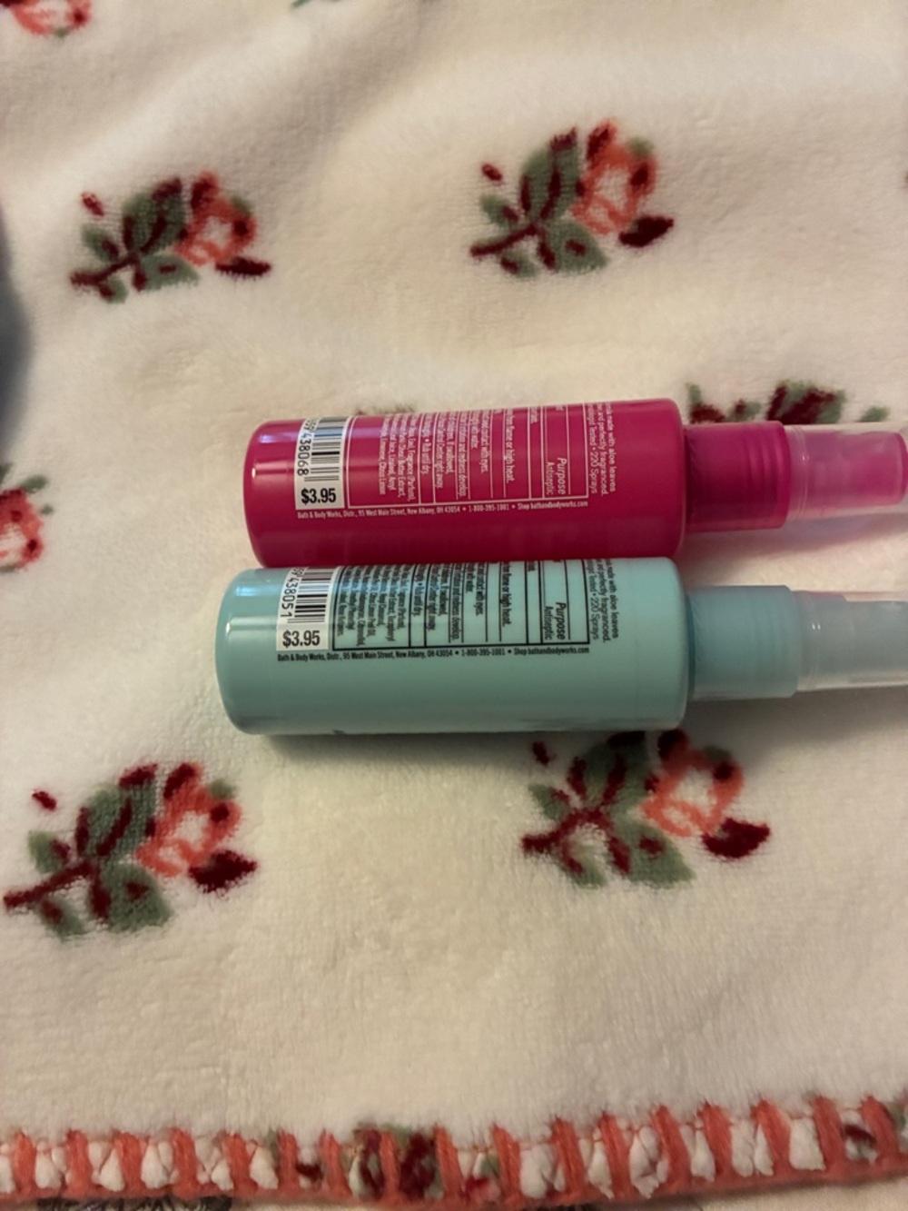 Bath & Body Works Blue, Purple, Pink & Gold Travel Sprays and Sanitizers 10 Pc - Picture 5 of 5
